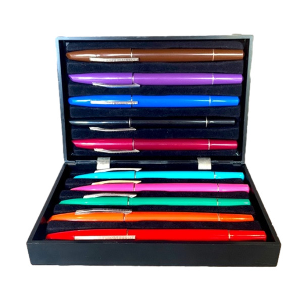 Sanford’s Office Vintage Stanfords Expresso Showcase Set Of Pens Poshmark